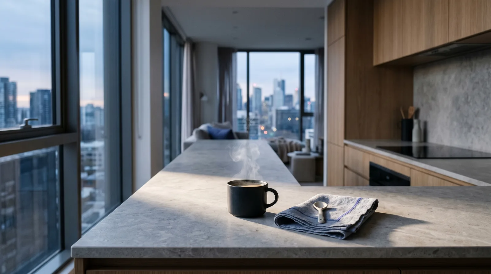 A considered morning at home